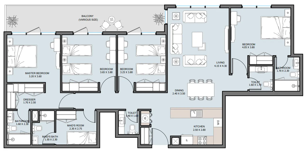 Reportage Properties The District floor plan