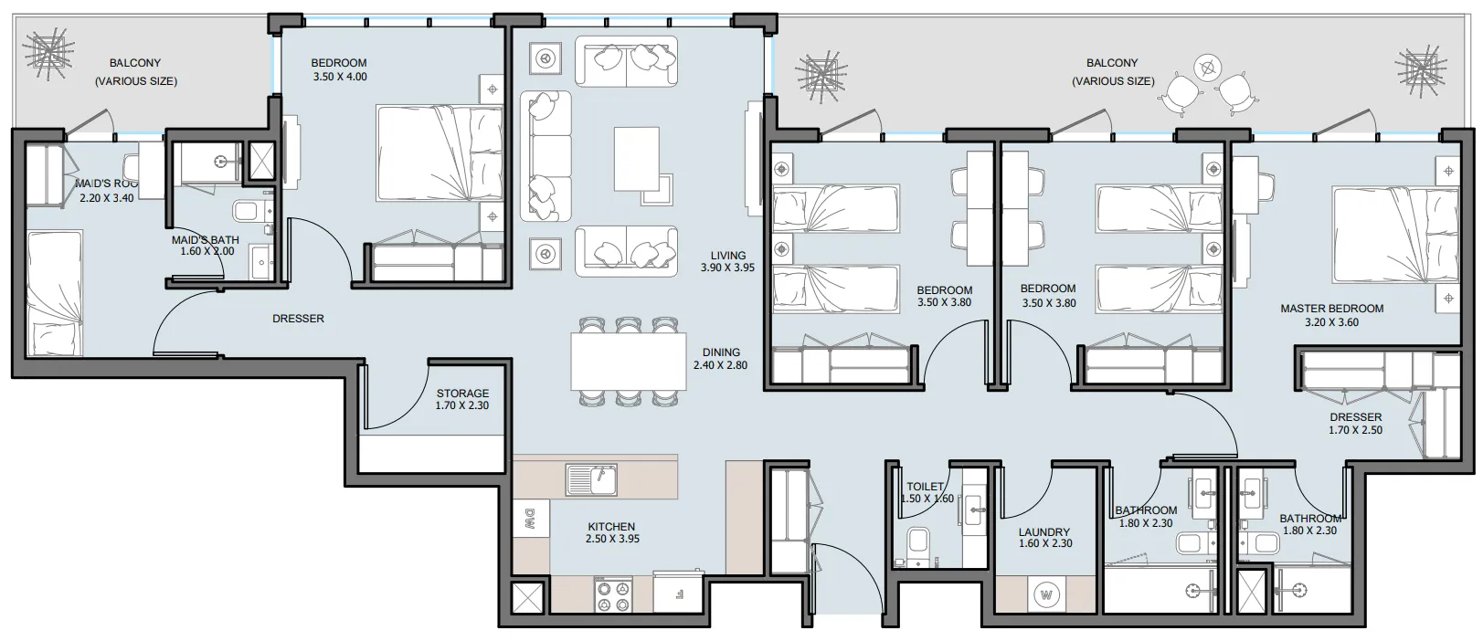 Reportage Properties The District floor plan