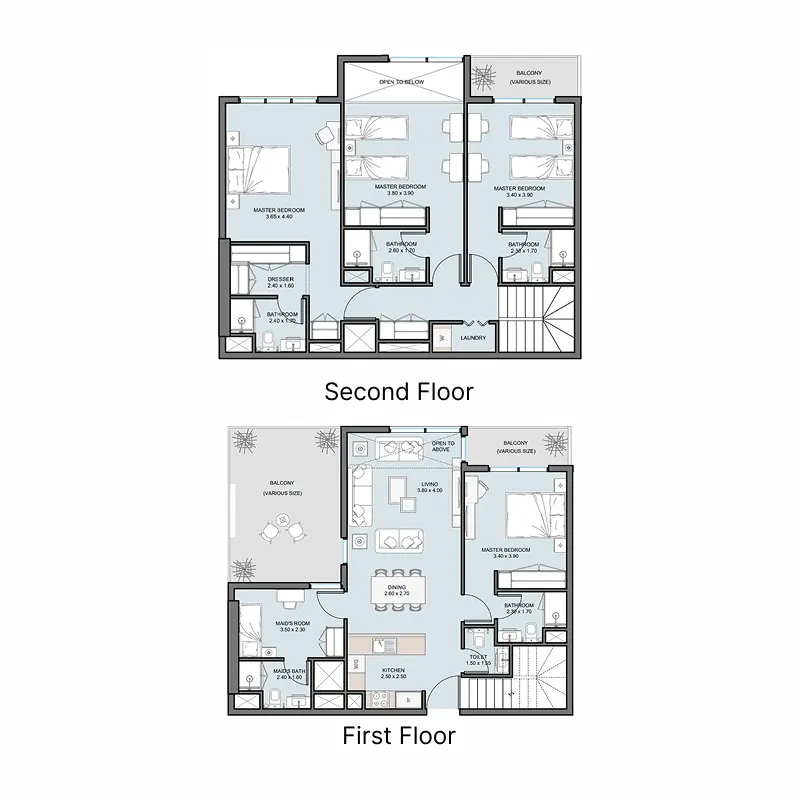 Reportage Properties The District floor plan