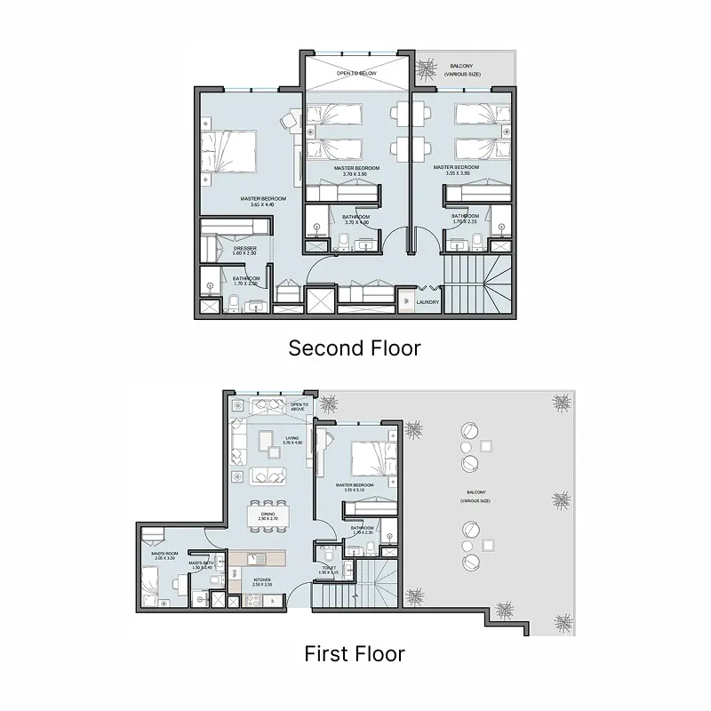 Reportage Properties The District floor plan