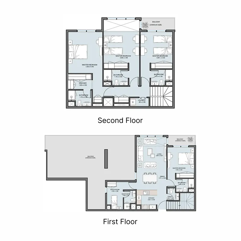 Reportage Properties The District floor plan
