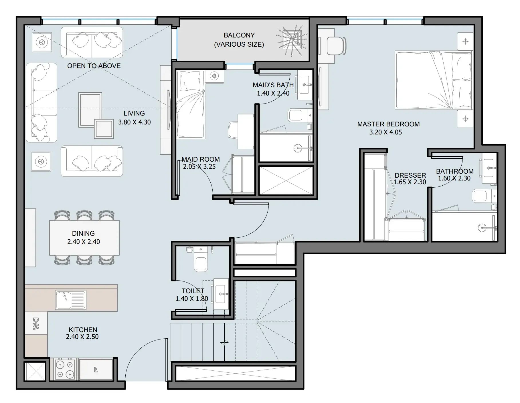 Reportage Properties The District floor plan