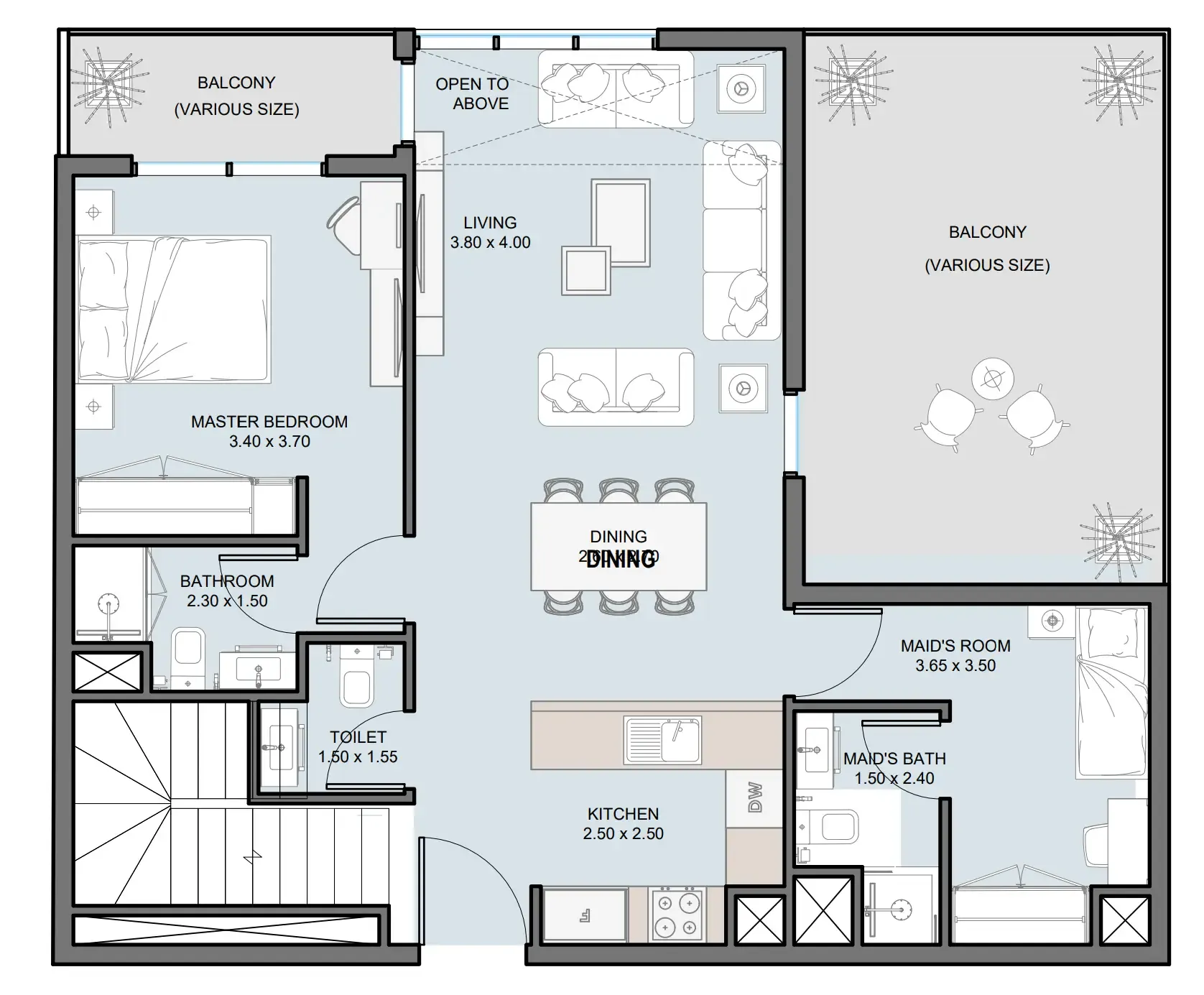 Reportage Properties The District floor plan