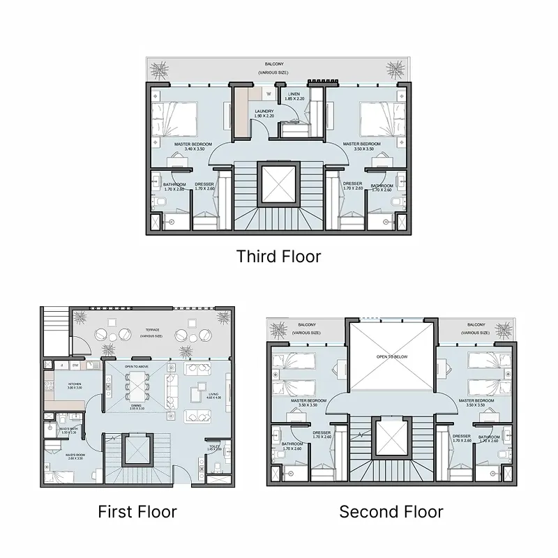 Reportage Properties The District floor plan