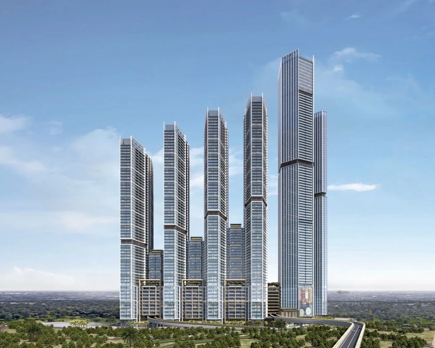 Exterior at The Eden at Sobha Central in Sobha Central Dubai