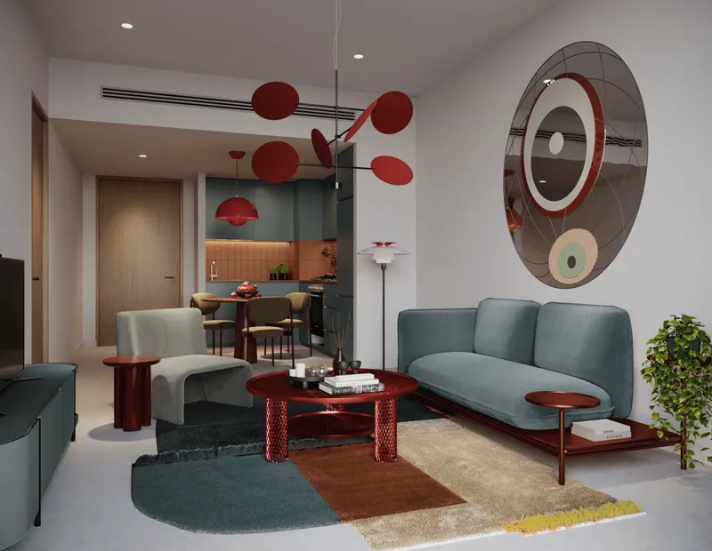 Interior at The Edge in Business Bay Dubai