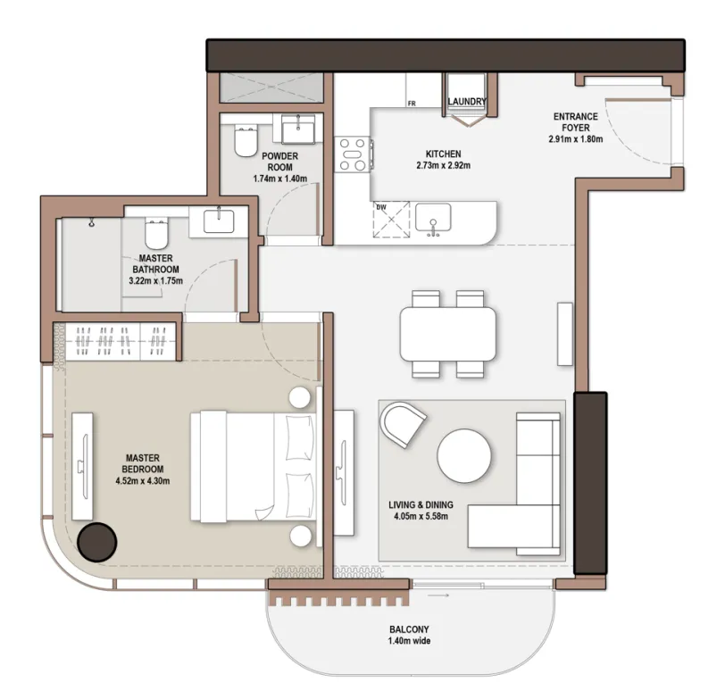 Meraas The Edit at d3 floor plan
