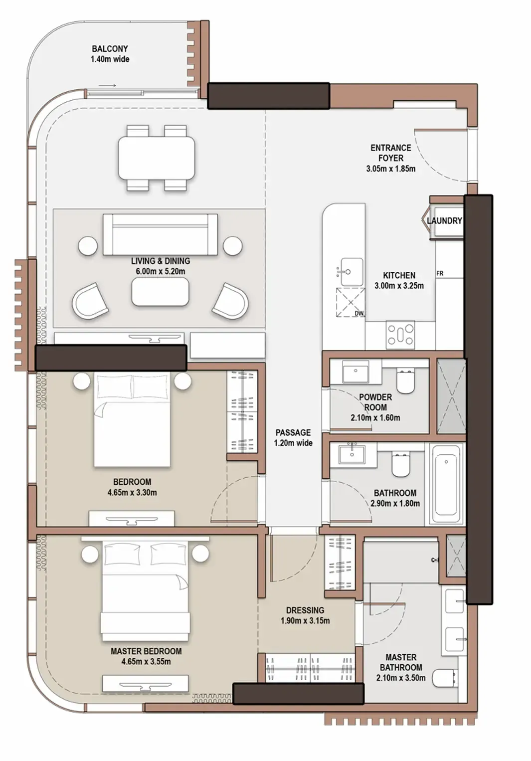 Meraas The Edit at d3 floor plan