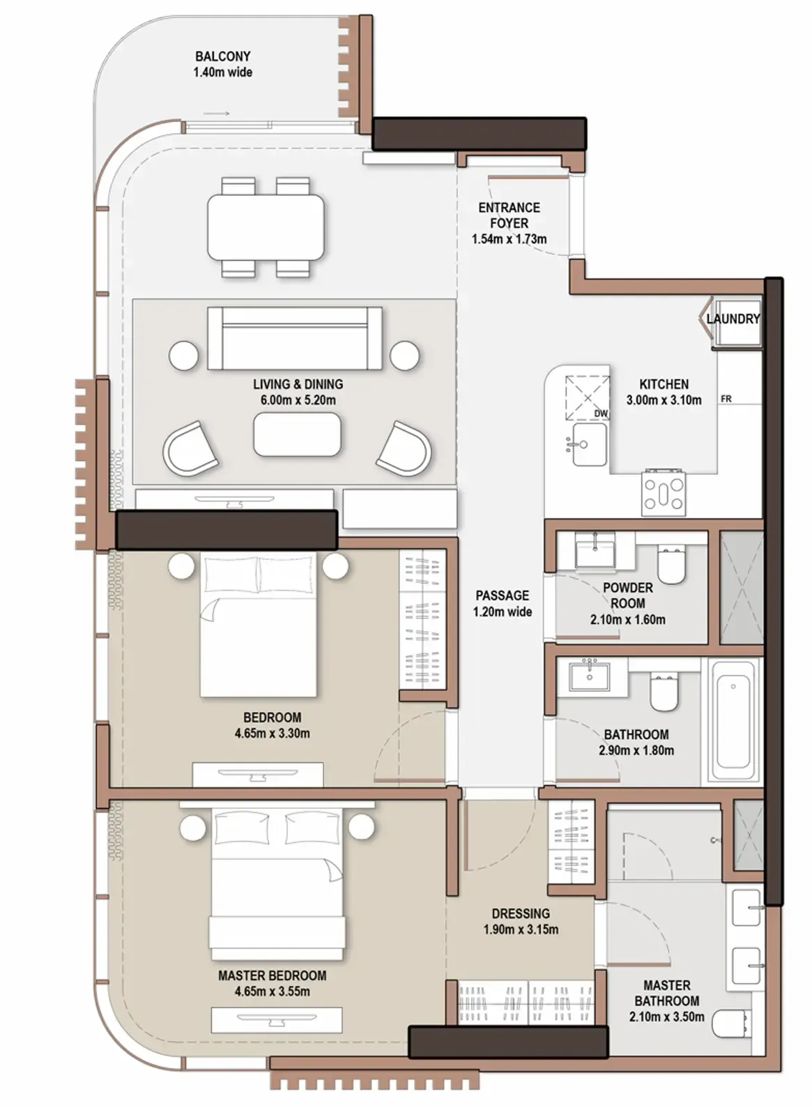Meraas The Edit at d3 floor plan