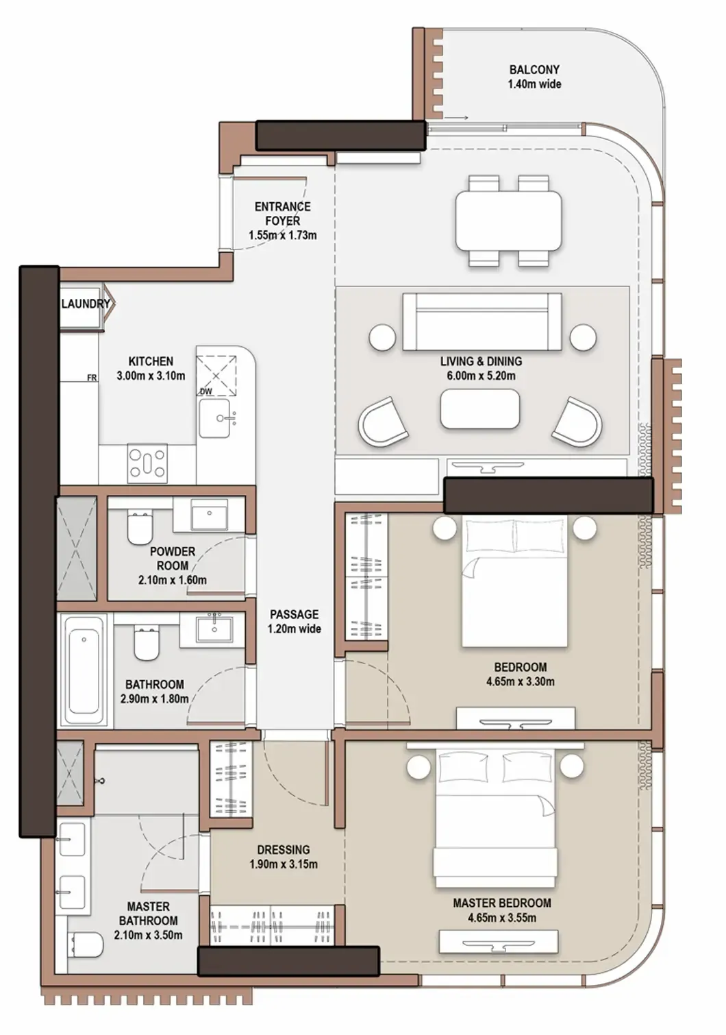Meraas The Edit at d3 floor plan