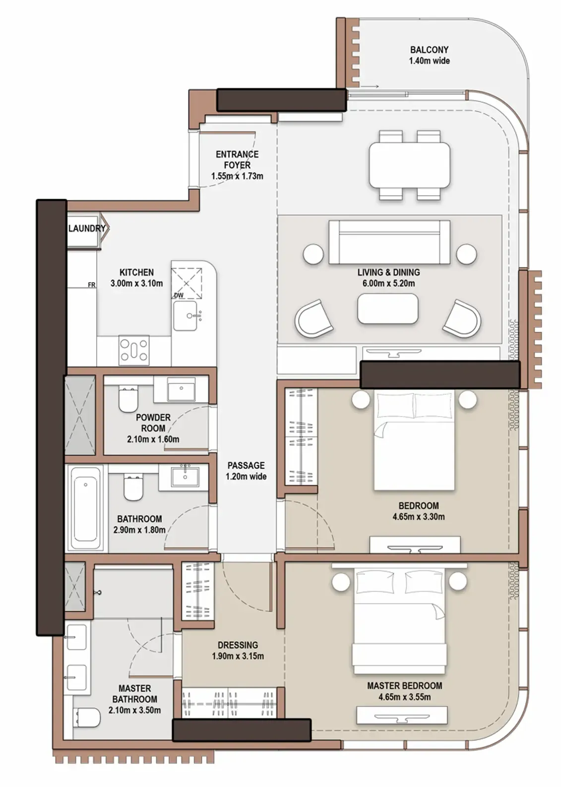 Meraas The Edit at d3 floor plan