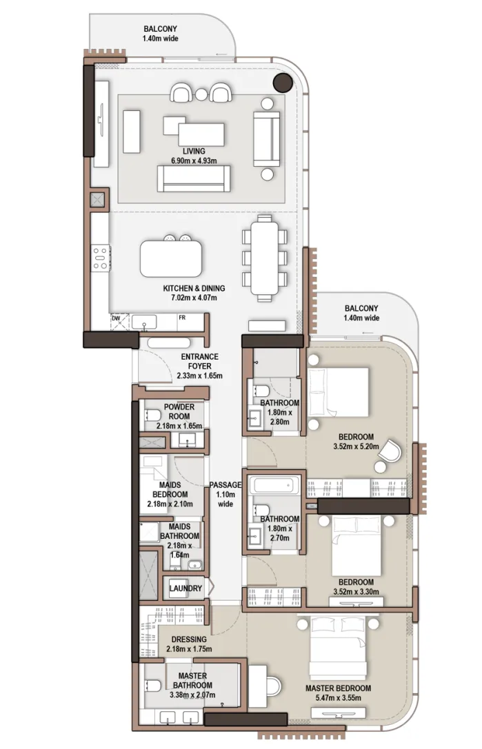Meraas The Edit at d3 floor plan