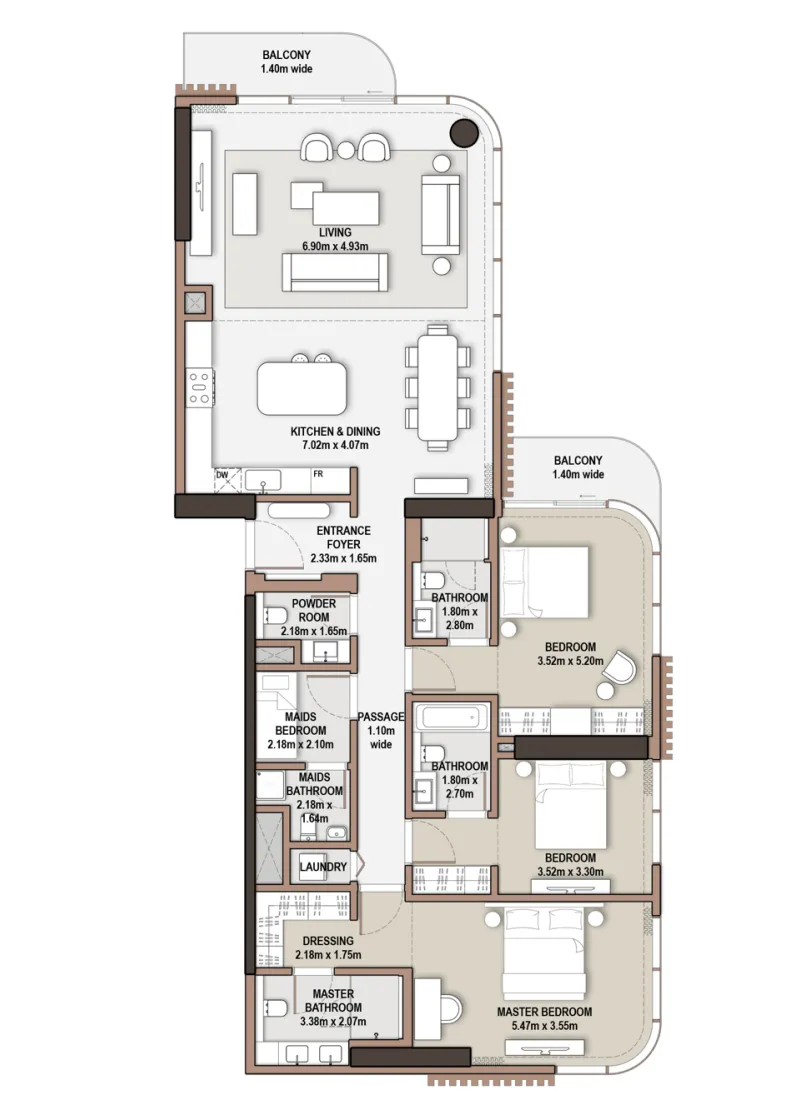 Meraas The Edit at d3 floor plan
