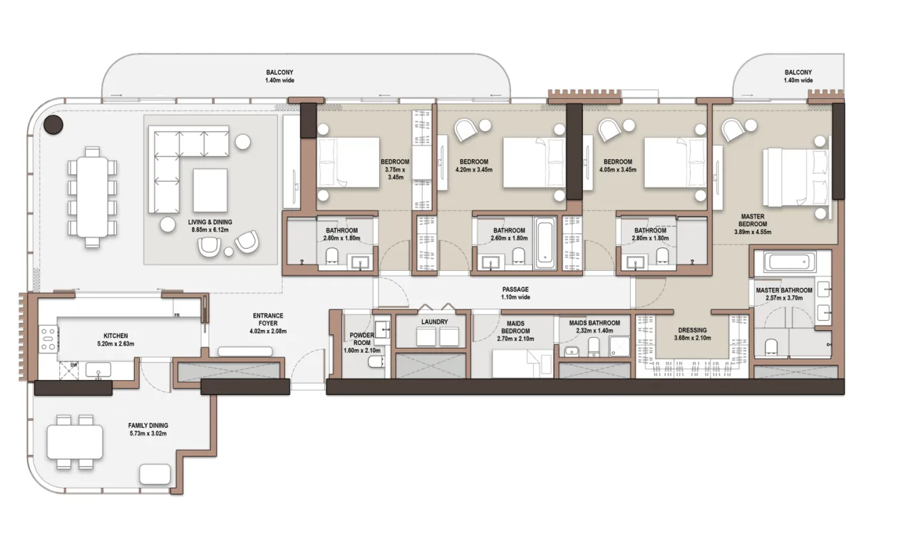 Meraas The Edit at d3 floor plan