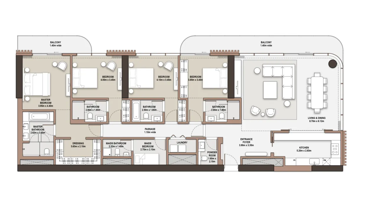 Meraas The Edit at d3 floor plan