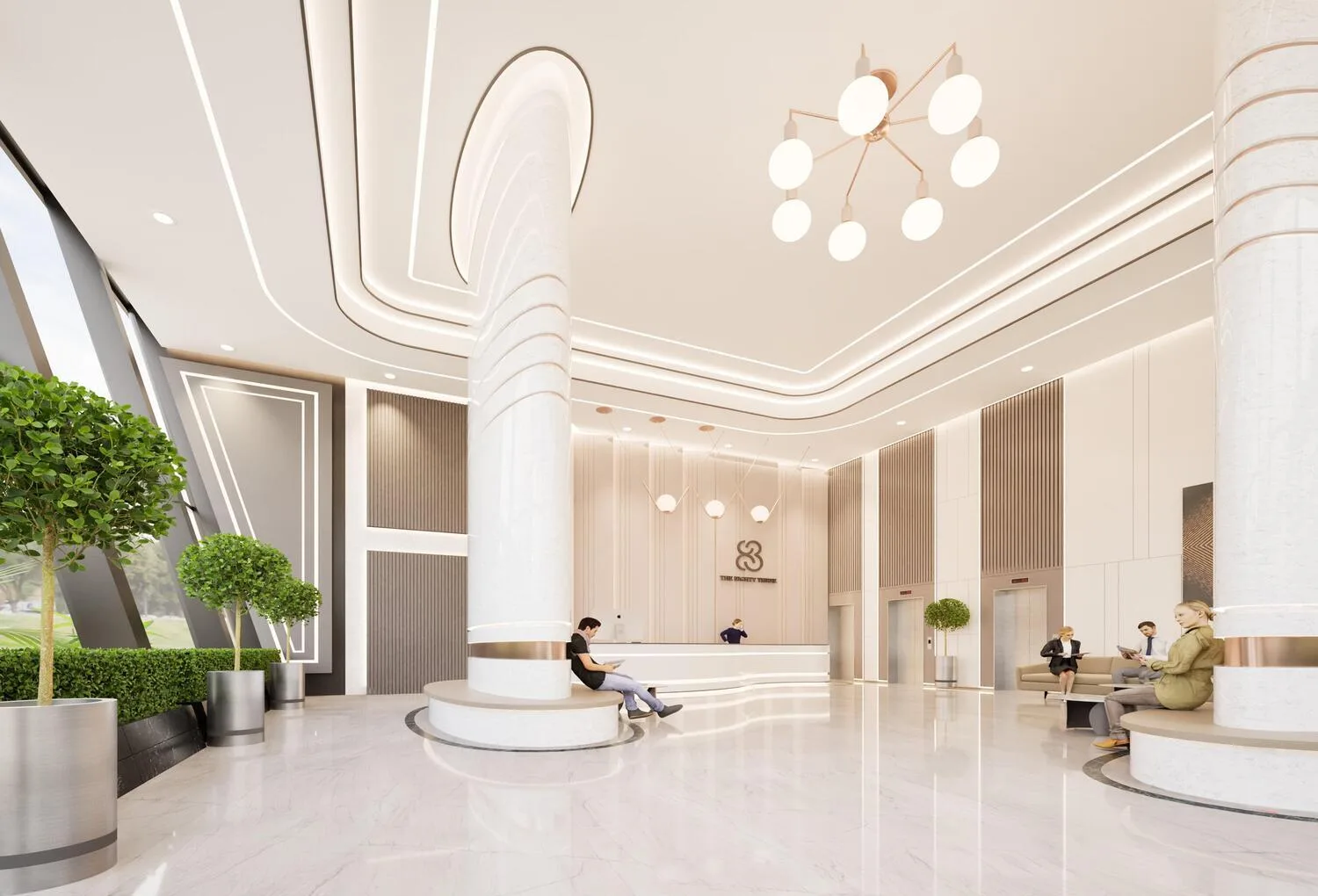OKSA Developer The Eighty Three Lobby
