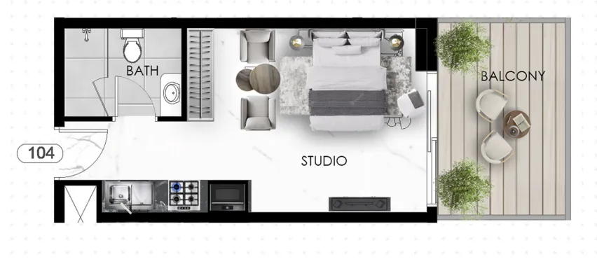 OKSA Developer The Eighty Three floor plan