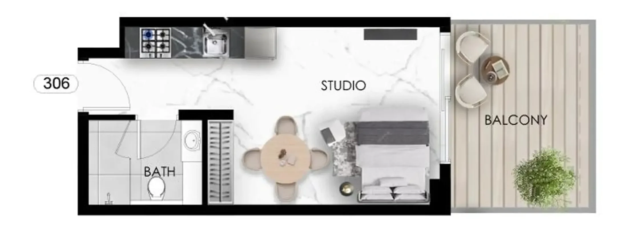 OKSA Developer The Eighty Three floor plan