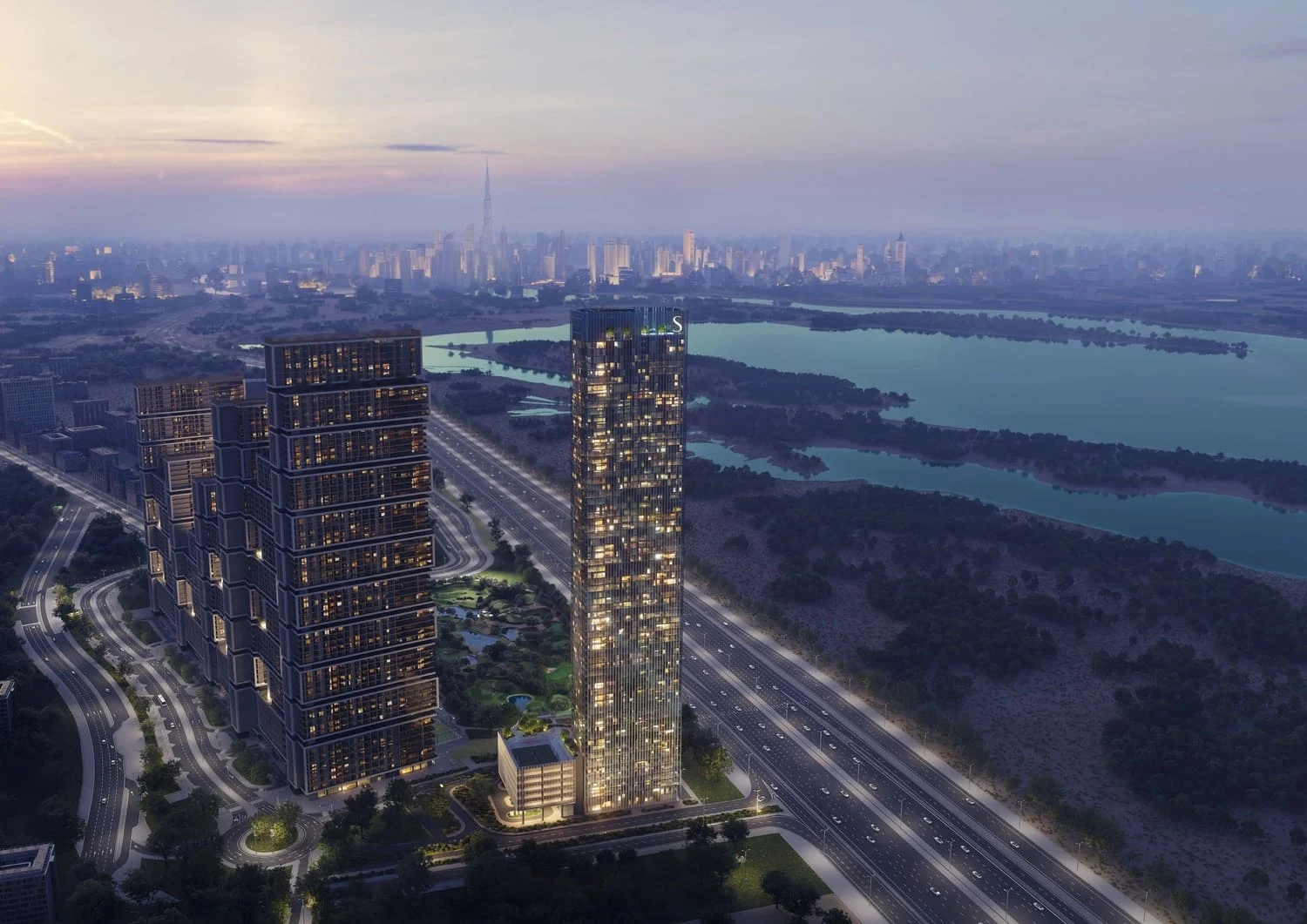 Exterior at The Element at Sobha One in Ras Al Khor Dubai
