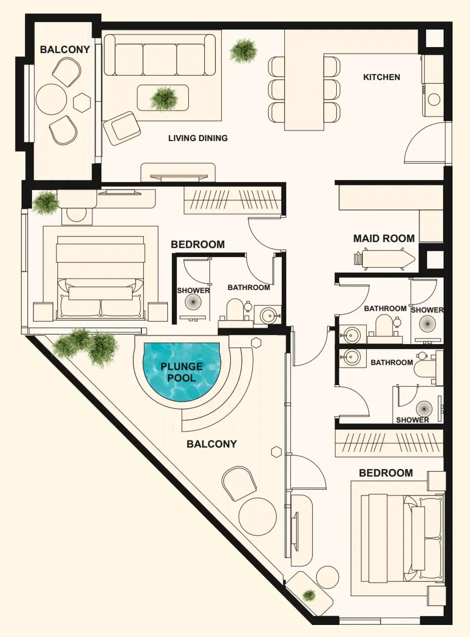 MFOUR Development The Elysian floor plan
