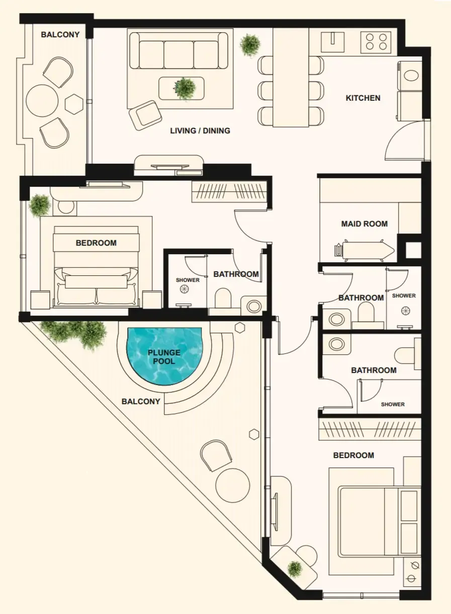 MFOUR Development The Elysian floor plan