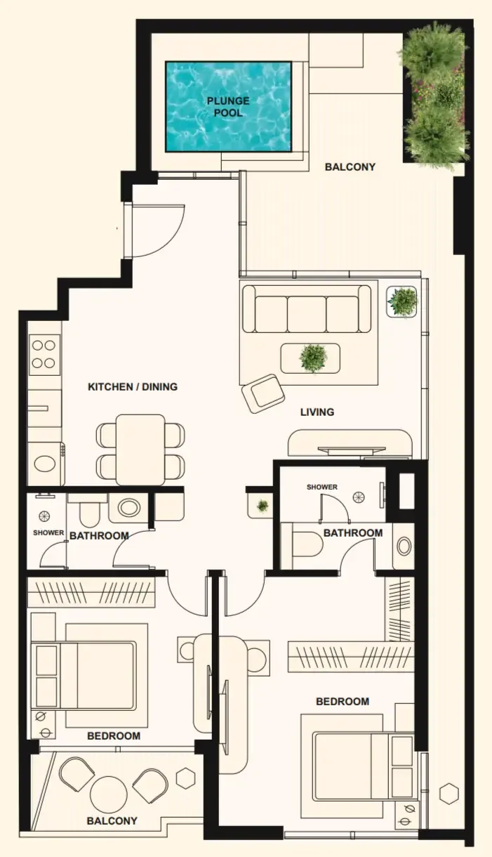 MFOUR Development The Elysian floor plan