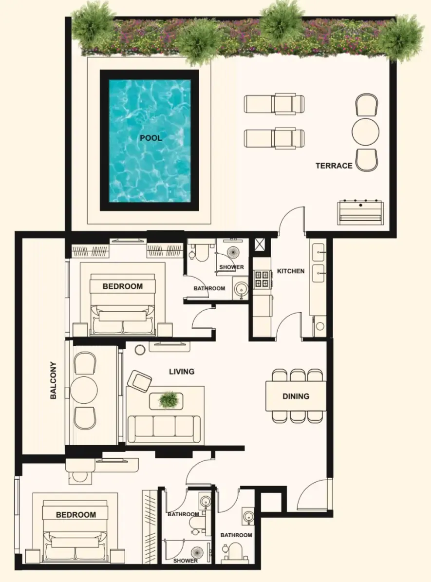 MFOUR Development The Elysian floor plan