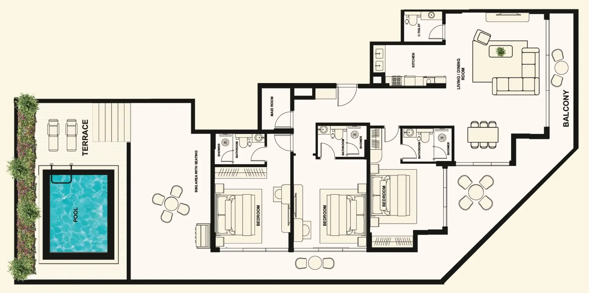 MFOUR Development The Elysian floor plan