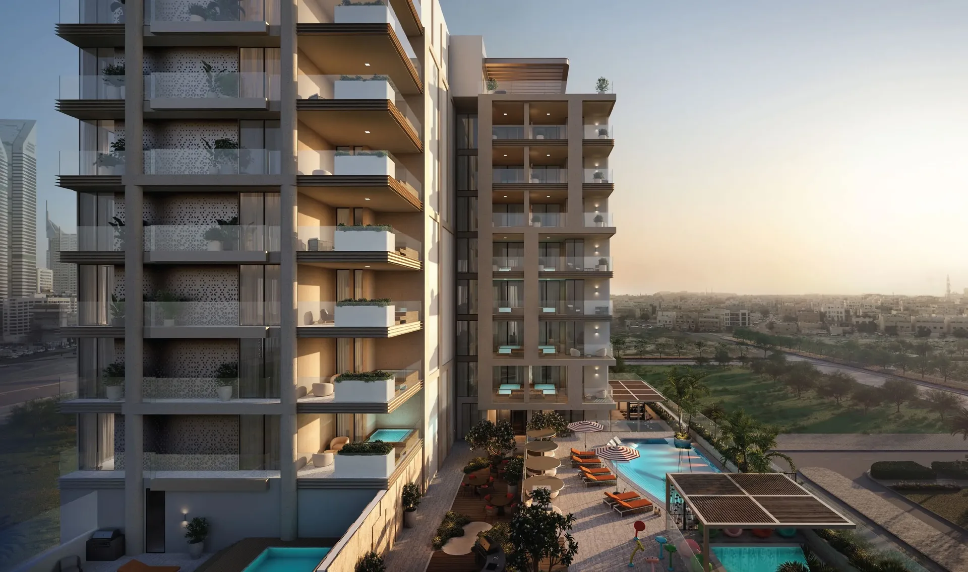 Exterior at The Elysian in Dubai