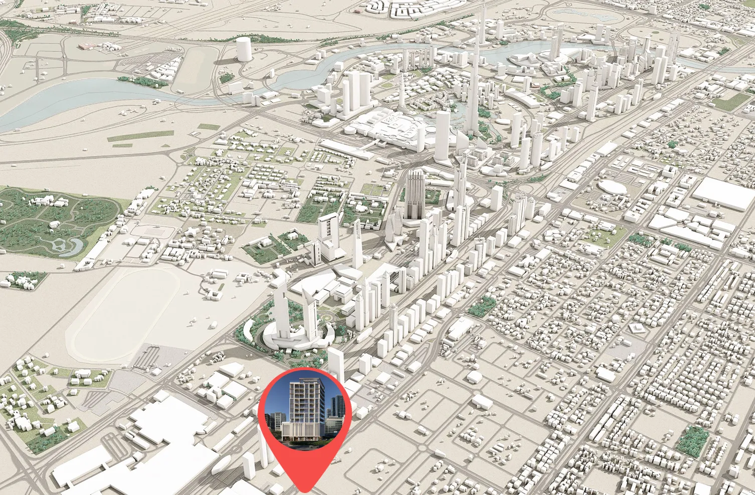 MFOUR Development The Elysian master plan