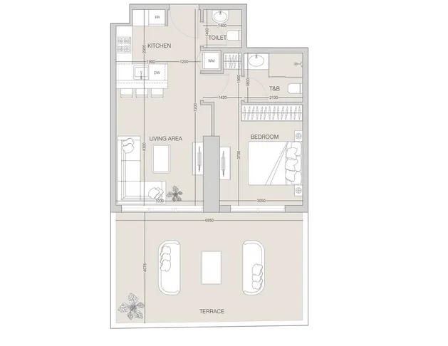 Object 1 The F1FTH Tower floor plan