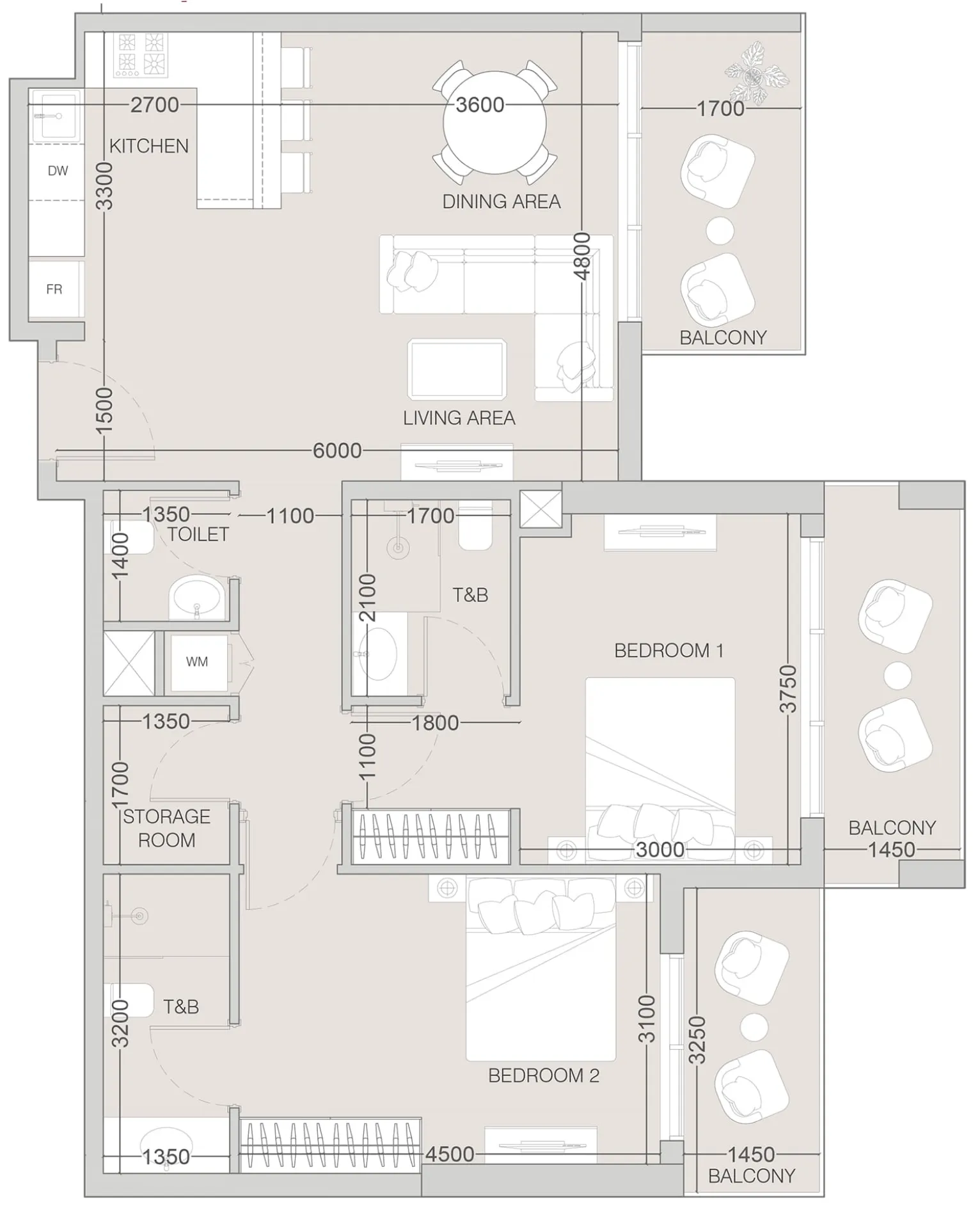 Object 1 The F1FTH Tower floor plan