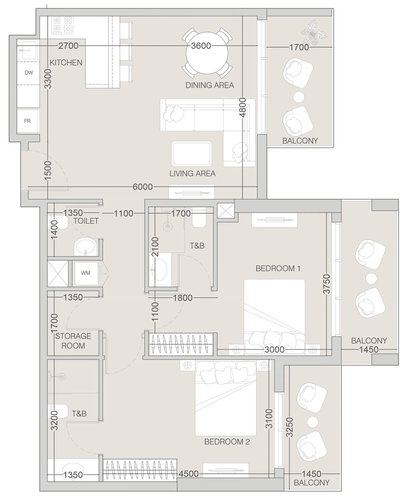 Object 1 The F1FTH Tower floor plan