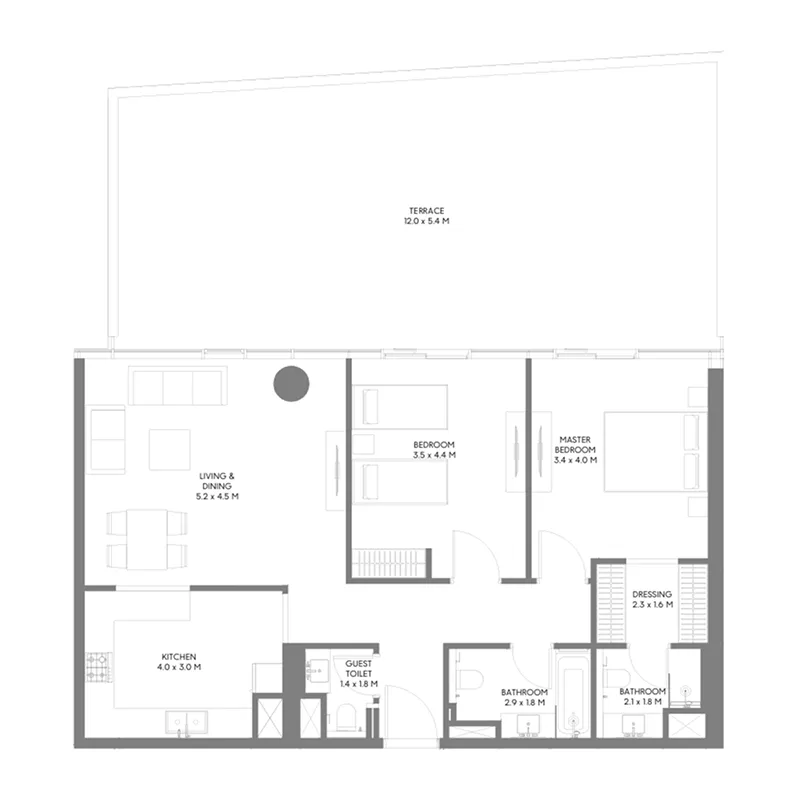 Arada The Gate 5 floor plan
