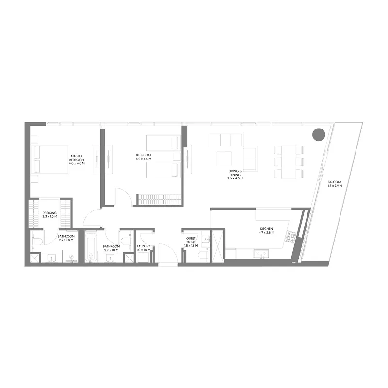 Arada The Gate 5 floor plan