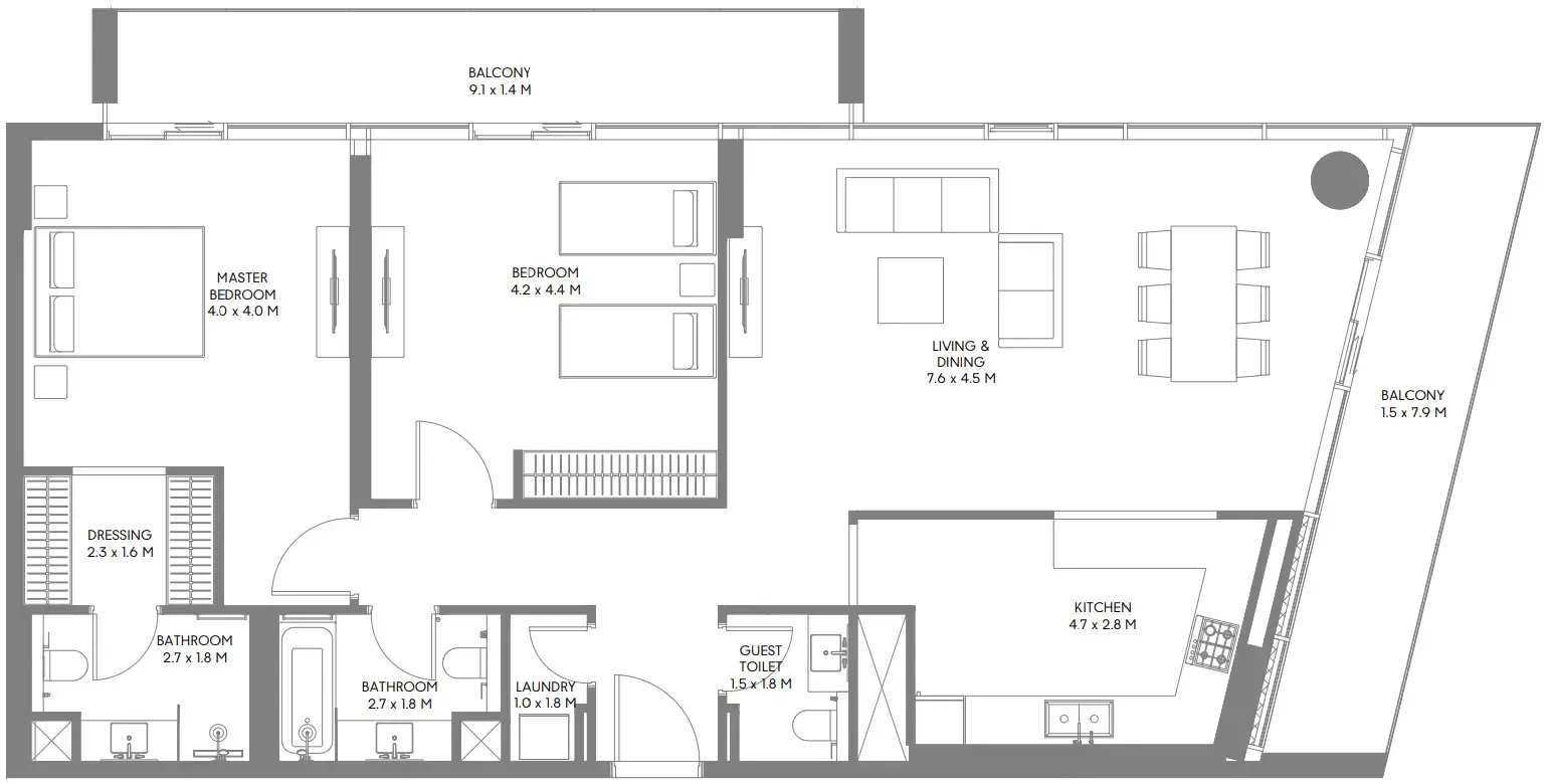Arada The Gate 5 floor plan