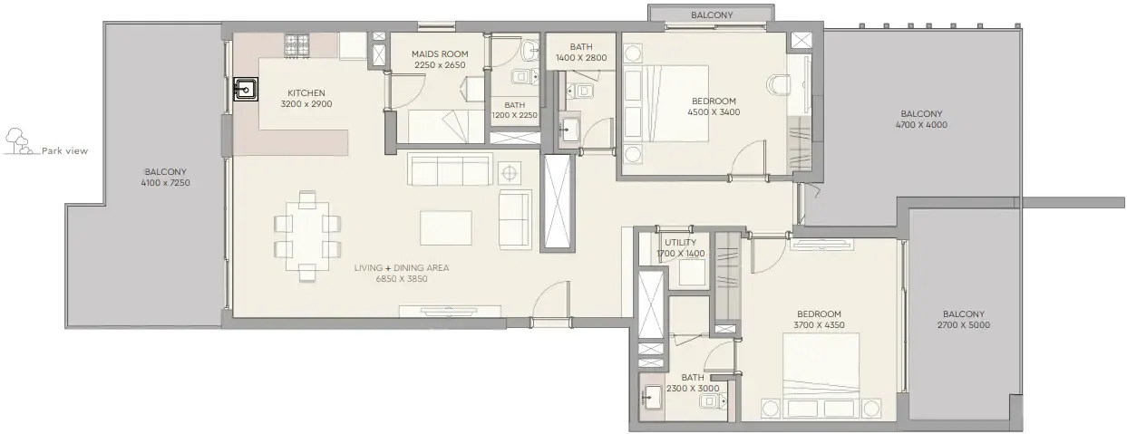 Meraki Developers The Haven 2 floor plan