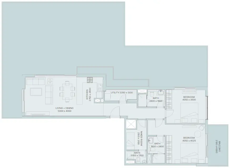 Meraki Developers The Haven 3 floor plan