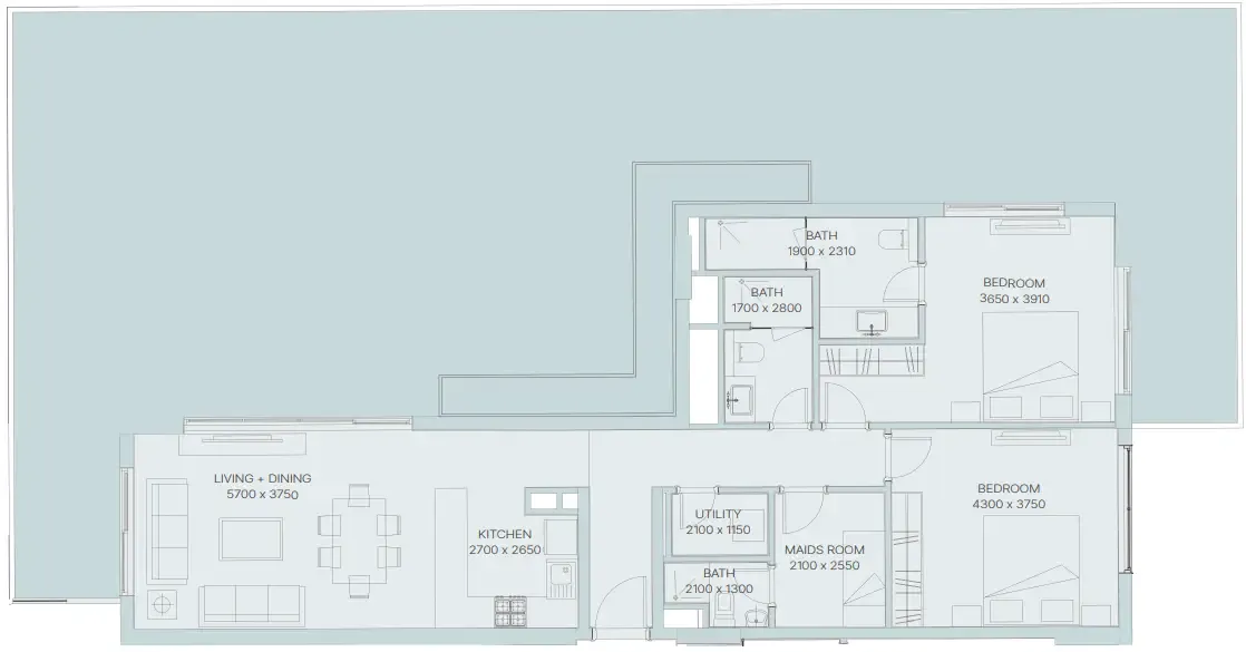 Meraki Developers The Haven 3 floor plan