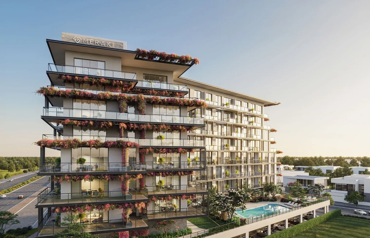 Exterior at The Haven 3 in Majan Dubai