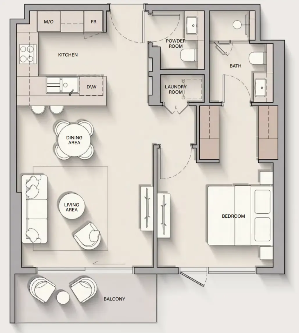 Ellington The Hillgate floor plan