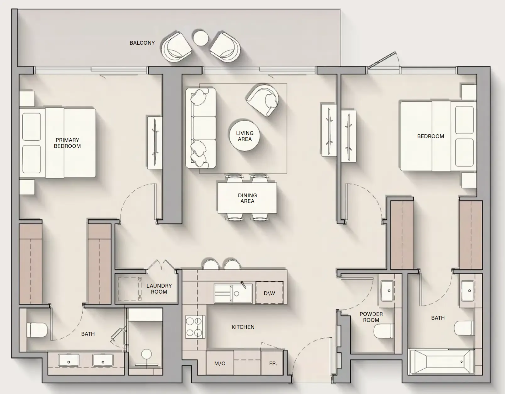 Ellington The Hillgate floor plan