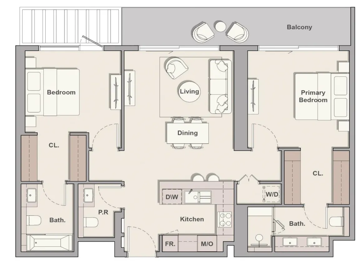 Ellington The Hillgate floor plan