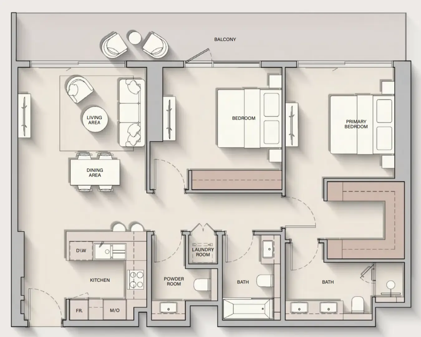 Ellington The Hillgate floor plan