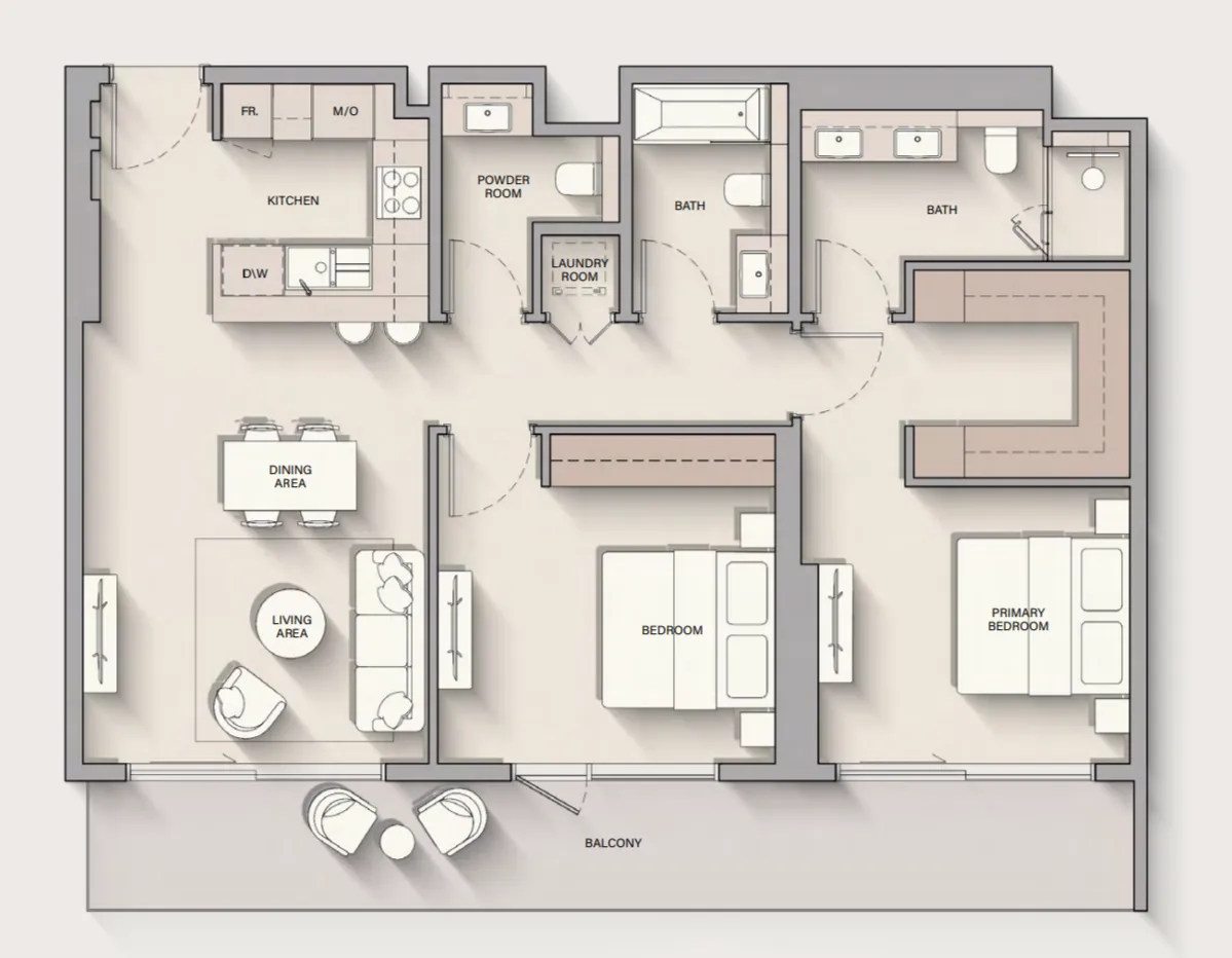 Ellington The Hillgate floor plan