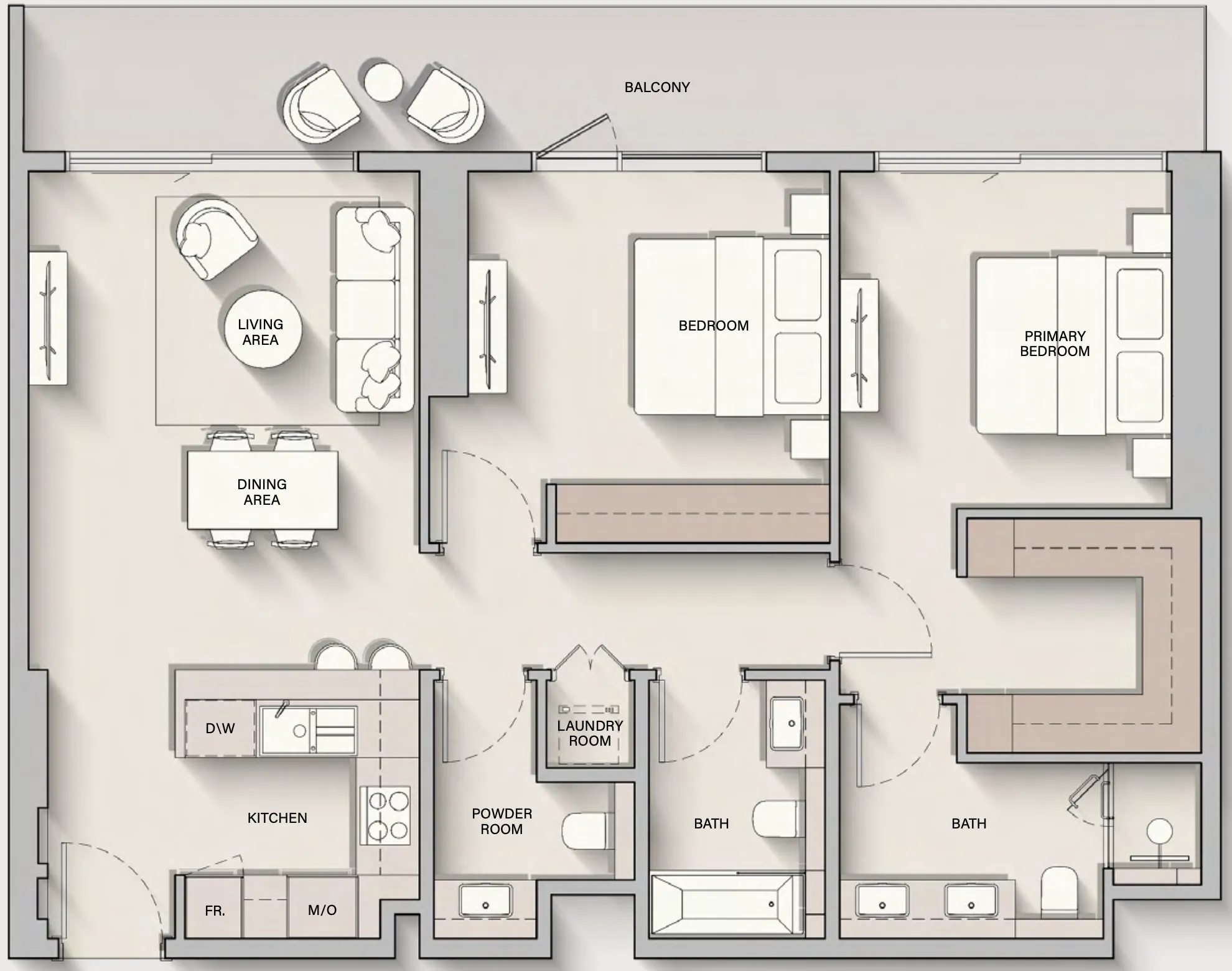 Ellington The Hillgate floor plan