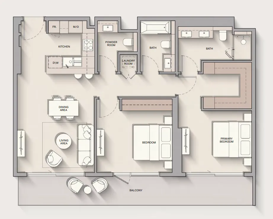 Ellington The Hillgate floor plan