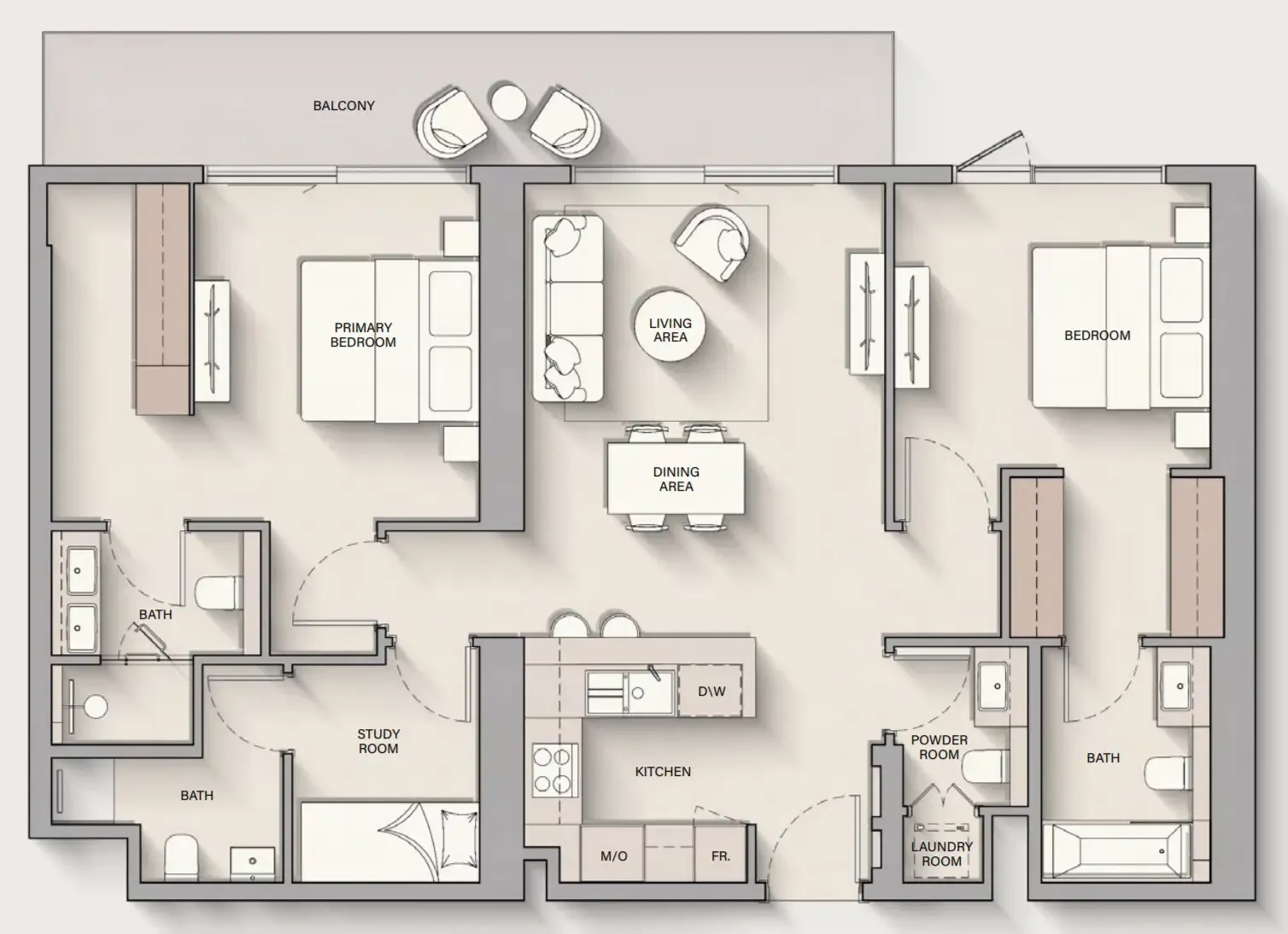 Ellington The Hillgate floor plan