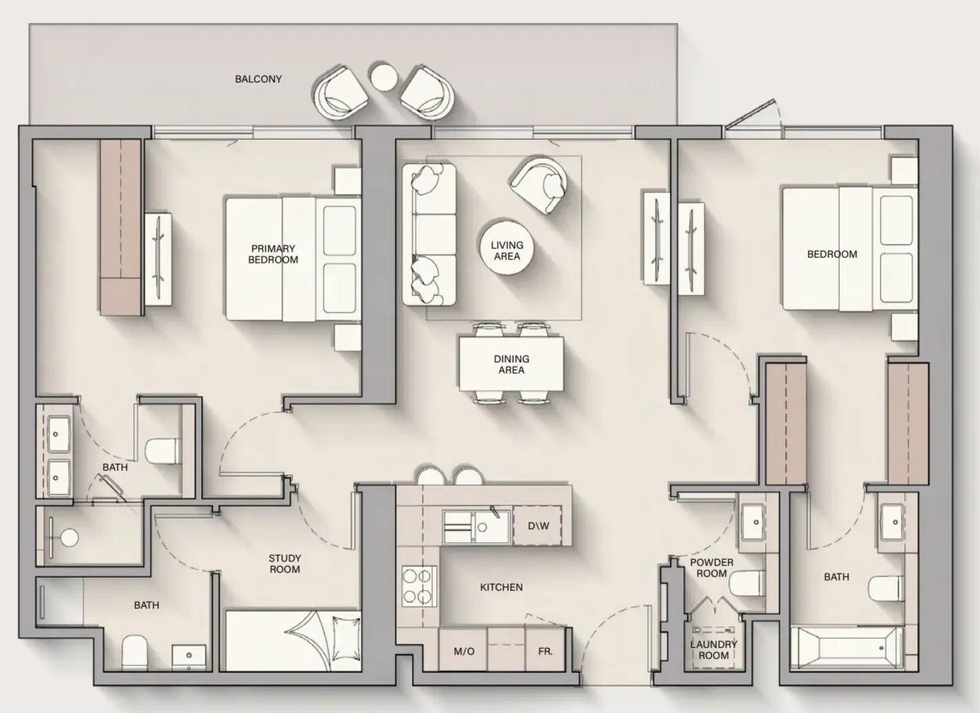 Ellington The Hillgate floor plan