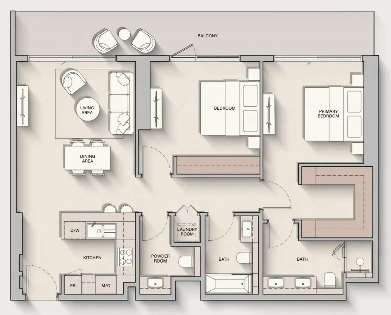 Ellington The Hillgate floor plan
